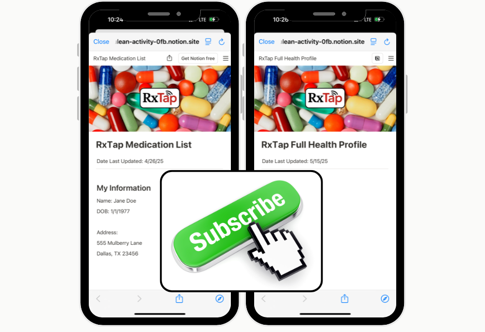 RxTap Yearly Subscription
