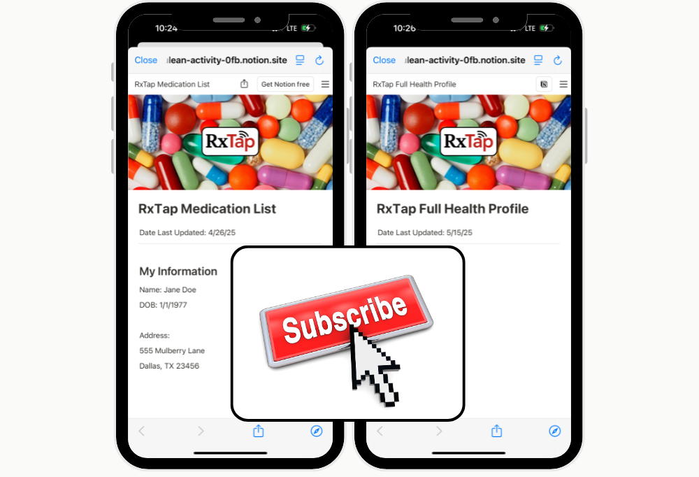 RxTap Monthly Subscription